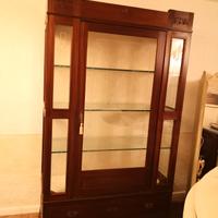 Vetrinetta d'epoca in vero legno