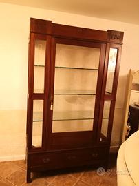 Vetrinetta d'epoca in vero legno