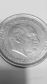 Monete PESETAS 1957 Francisco franco