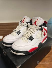 Air Jordan 4 retro White fire red🔥- EUR 42