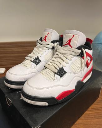Air Jordan 4 retro White fire red🔥- EUR 42