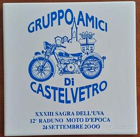 PIASTRELLA AMICI DI CASTELVETRO – MOTO - 2000