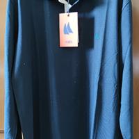 Polo uomo maniche lunghe, VELA BLU