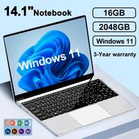 Laptop 14,1" 16 GB di RAM, 2 TB di SSD Intel N3700