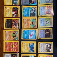 Lotto carte pokemon vecchie vintage