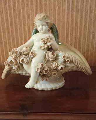 scultura in ceramica Amphor cecoslovacca primo 900