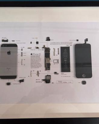 Quadro iphone se 2016 smontato