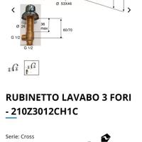 rubinetto 3 fori