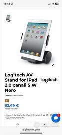 Supporto iPad con casse LOGITECH AV STAND