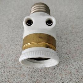 portalampada sezionatore in porcellana vintage 