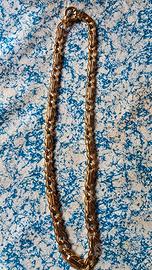 Collana oro 18 kt, 19,5 gr, anni '70