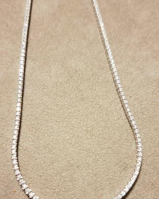 collana tennis diamanti