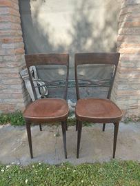 Sedie in legno anni 50-60