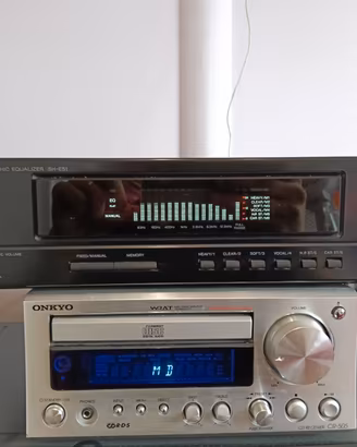 Equalizzatore Technics hi-fi stereo funzionante