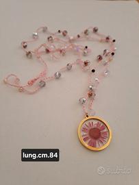 Collana perline vetro