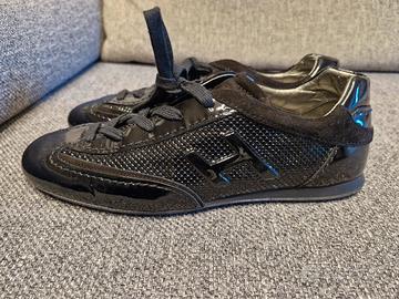 HOGAN OLYMPIA DONNA NERO VERNICE PARI NUOVO 