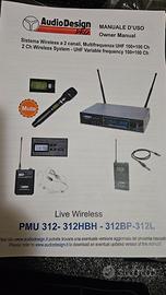 Kit doppio microfono PMU 312