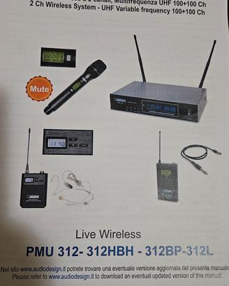 Kit doppio microfono PMU 312