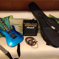 Chitarra Elettrica Jackson  Amplificatore Marshall