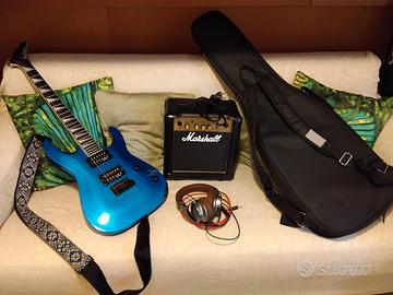 Chitarra Elettrica Jackson  Amplificatore Marshall