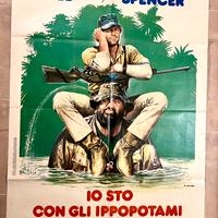 Manifesto io sto con gli ippopotami hill spencer