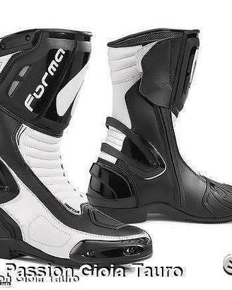 FORMA Stivali Moto Racing Freccia - Bianchi