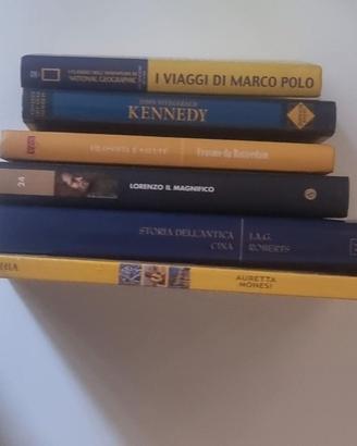Lotto 6 libri Storia e Biografie (Cina, Kennedy)