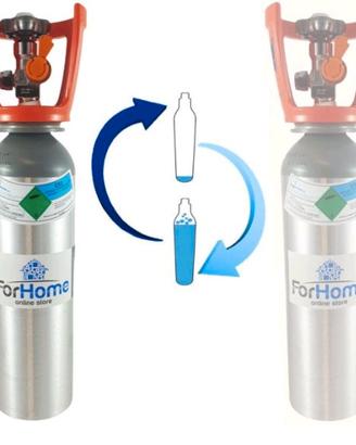 ricarica bombola CO2 ALIMENTARE acqua frizzante 