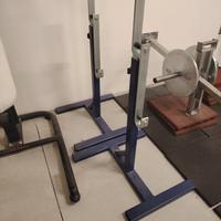 supporti per bilanciere in squat e panca