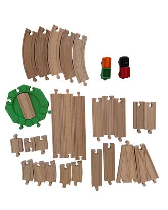 Set binari e scambi trenino legno IKEA LILLABO 27p