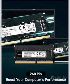 16 GB Ram DDR4 Sodimm (2×8gb) 3200 Mhz CL22 laptop