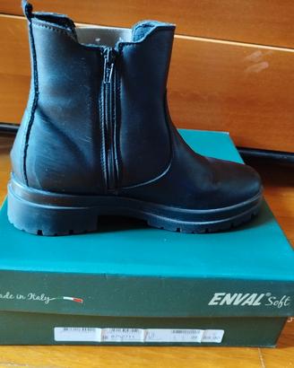 Stivaletti in pelle nera Enval Soft 39 come nuovi
