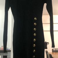 Vestito nero brillantinato taglia S