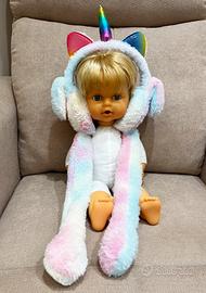 Cerchietto Unicorno Peluche Multicolore