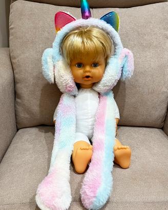 Cerchietto Unicorno Peluche Multicolore