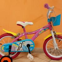 Bici bimba 14" me contro te MAI USATA 