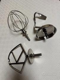 Ganci in acciaio inox per planetaria Kenwood