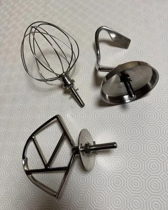 Ganci in acciaio inox per planetaria Kenwood