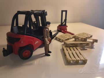 carrello elevatore + transpallet bruder