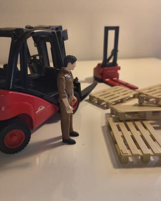 carrello elevatore + transpallet bruder