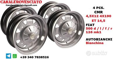 Cerchi CMR 4,5x12 4x190 fiat 500 n d l f r 4x190