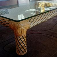 salotto in rattan in ottime  condizioni 