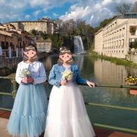 abito prima comunione o damigella 