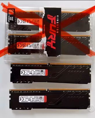 Disponibili solo le 16x2 3200mhz cl16