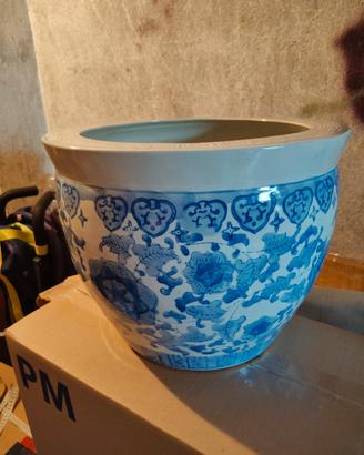 Grande vaso porcellana cinese anni '50