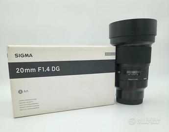 SIGMA 20mm f/1..4 DG HSM Art per SONY USATO