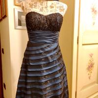 Abito e stola bluette x cerimonie/eventi taglia 42