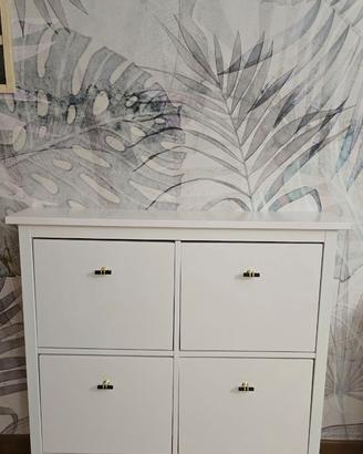 Scarpiera Ikea Hemnes a 4 scomparti