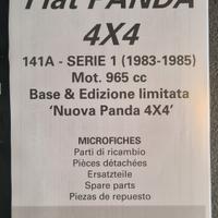 Catalogo ricambi Panda 4x4 1° serie