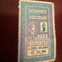 Marca da bollo passaporto